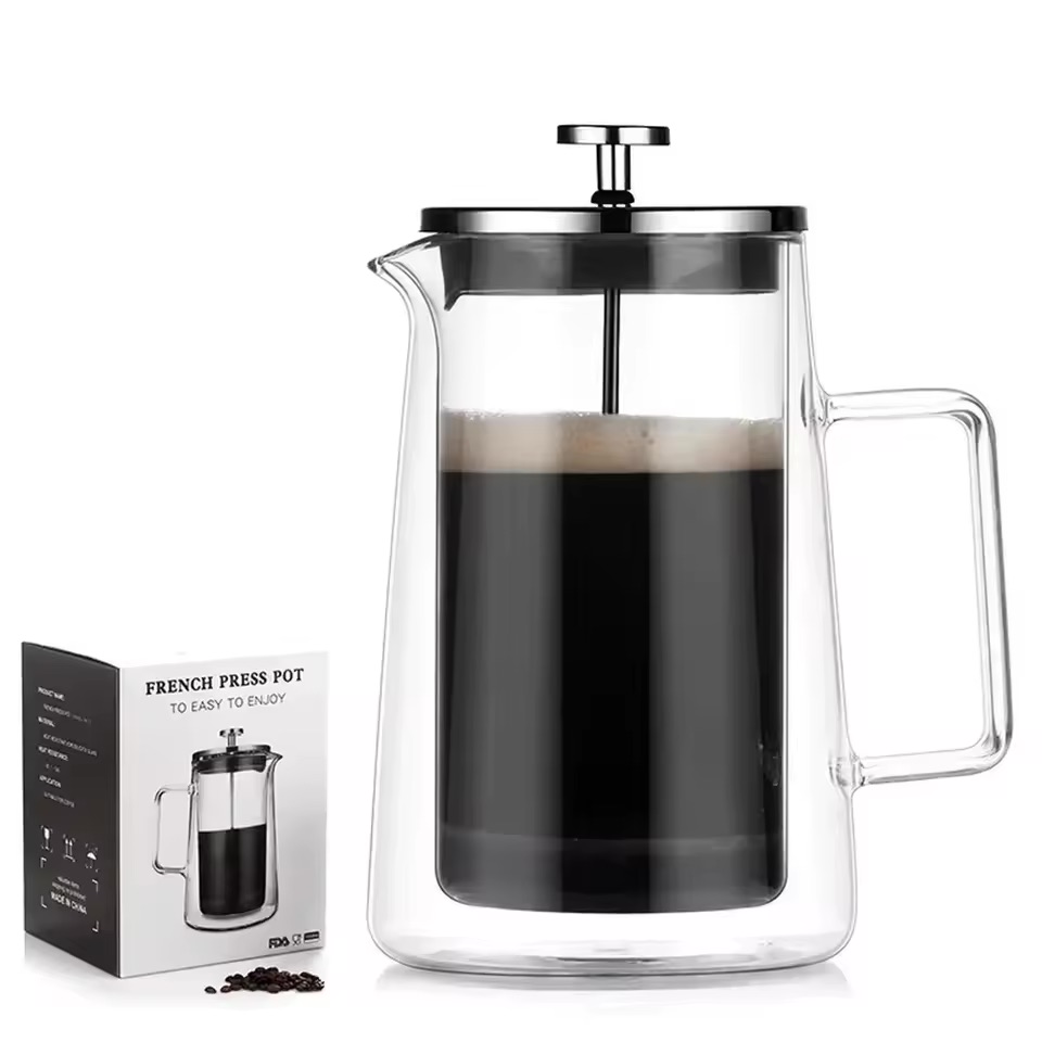 Szklany imbryk French Press Grande 1L Szklany imbryk French Press Grande 1L